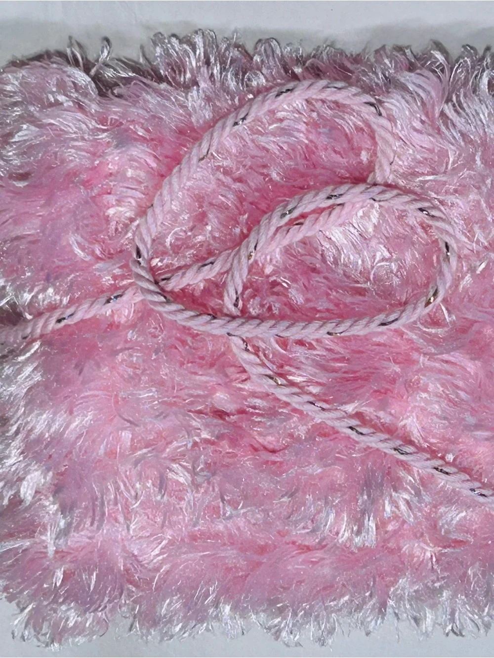 Muff Pink Faux Fur Childs  Winter Hand Warmer